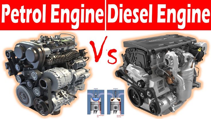 Difference between a petrol and diesel engine